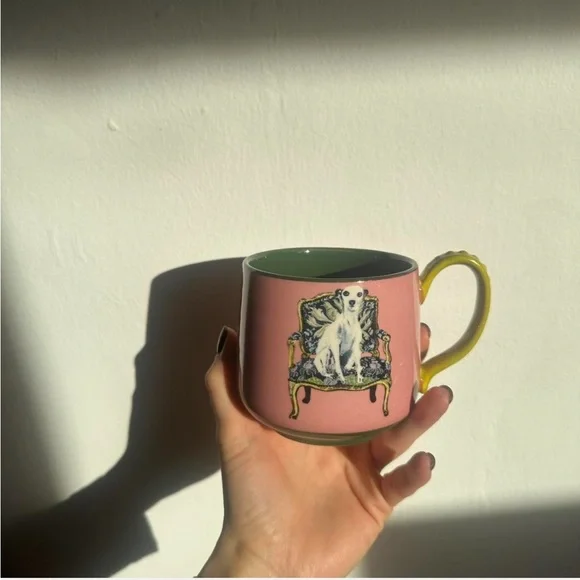 Hand Painted Anthropologie x Raphael Balme Ceramic Mug - Picture 3 of 7